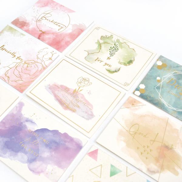 Small Business Customized Thank You Card Greeting Card with Envelope and Stickers