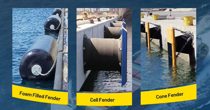 D0.5L1.0m Marine Sea Polyurethane Foam Filled Solid Floating Fender