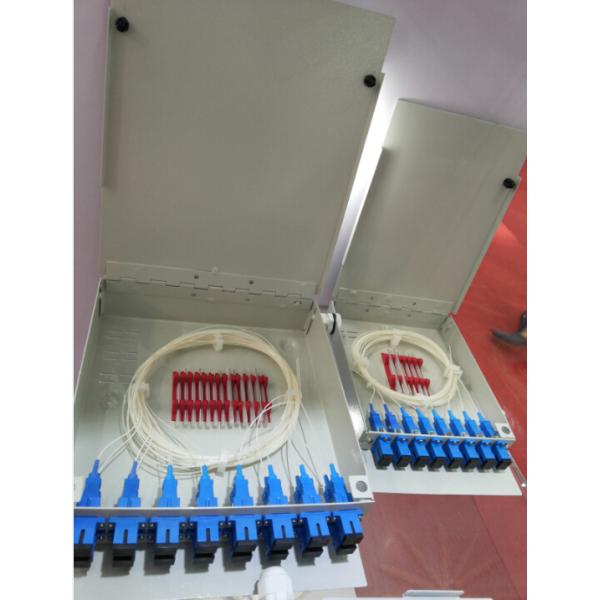 Light Weight WAN Fiber Optic Termination Box With 16 SC Simplex ,16 LC Duplex Adapter