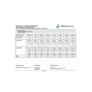 Hangzhou JENTAN Machinery Co., Ltd. Certifications