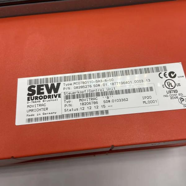 MDX61B0055-5A3-4-0T Insulated Sew AC Servo Drive Motor Control