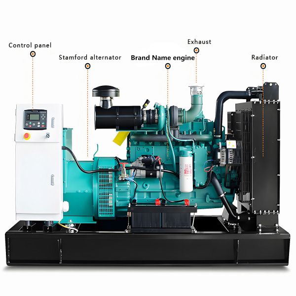 User Friendly Control Panel Diesel Engine Generator Set Industrial Open Frame Diesel Generator Mini Diesel Generator