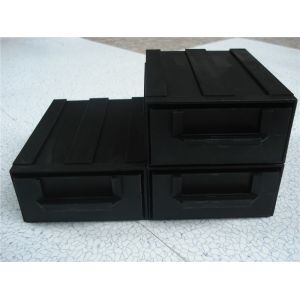 High Quality Black Plastic ESD Component Drawer Box