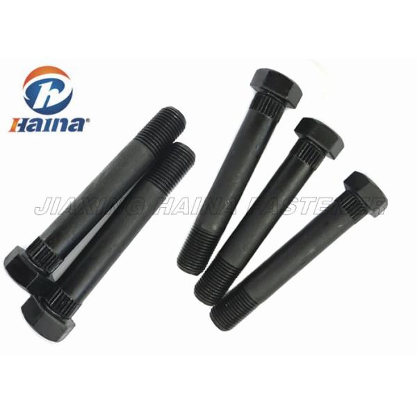 Machine Shackle high strength stainless bolts with Knurls under Hex Head