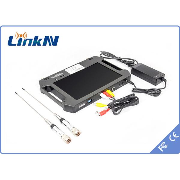 Portable COFDM Video Receiver Battery Powered FHD with Display Diversity Reception AES256 2-8MHz Bandwidth
