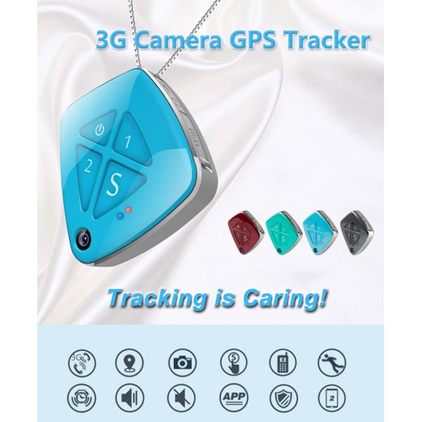3G GPS Tracker Waterproof Real Time LBS Position Lifetime Free Tracking Fall Alarm SOS with Camera