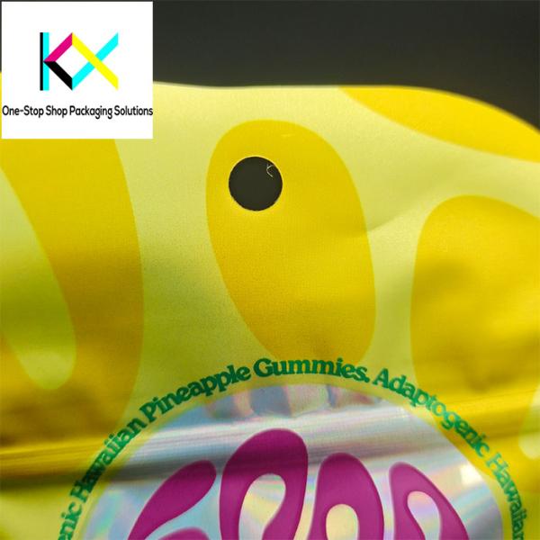 Aluminized Snack Packaging Bags Matte Surface Custom Printed Food Pouches