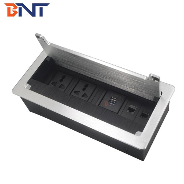 new style with soft close design desk power cable management grommet box