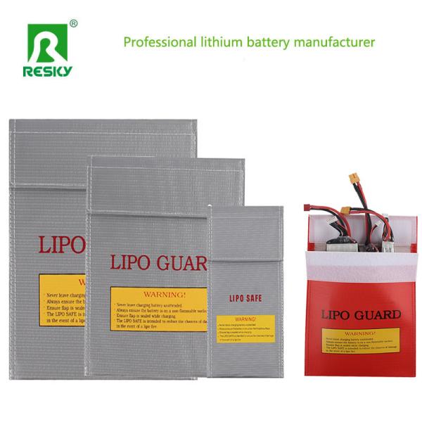 Anti Explosion Anti Fire Waterproof RC Lithium Battery Pack Safe Bag 23x30cm 18x23cm