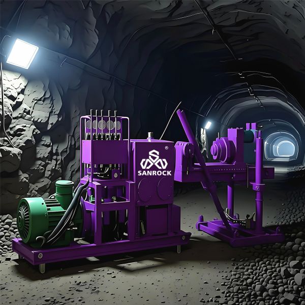 Mobile Small Core Drilling Rig High Torque and Thrust Required Diamond Core Drill Machine