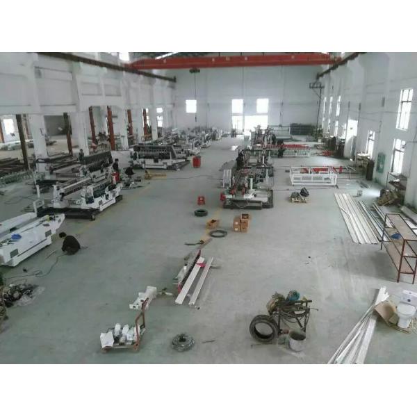 45 Angle Auto Double Glass Edging Machine With 2 Sets Servo Motors , high speed