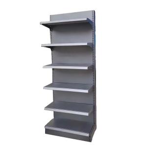 Wholesale Factory customized color size gondola shelf china Trade frosted grey supermarket shelves from china suppliers