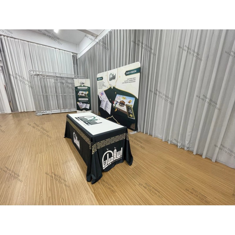 Easy Setup Exhibition Stand Reusable Trade Show Booth 10*10ft Custom Design Event Equipment Exhibition Booth