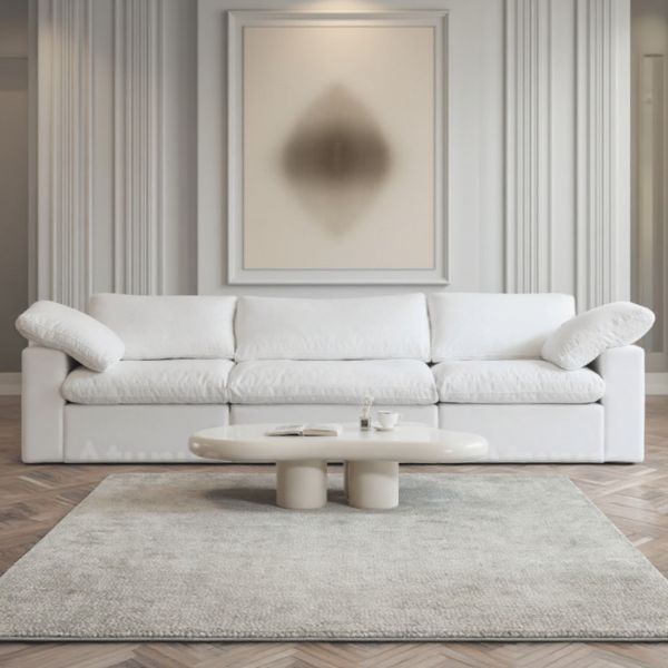 Nordic Style Super Soft Daybed Couch Sofa Fabric Modular Set Sectional with Washable Linen Fabric Living Room Apartment Villa