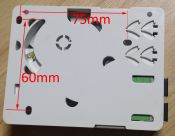 2SC Port Fiber Optic Termination FTB86M Box for FTTH PON Plastic Optical Rosette Caja Terminal