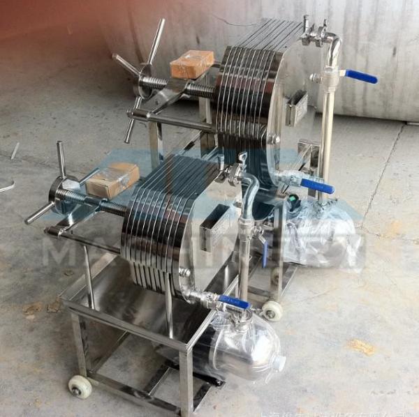 Small Size Stainless Steel Manual Plate and Frame Filter Press