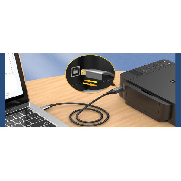 External USB Hard Drive Adapter USB Type A To Type B Adapter For Printer Scanner