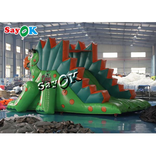 Commercial Inflatable Bouncy Slides Toddler Pvc Inflatable Dinosaur Dry Slide For Outdoor Amusement Park