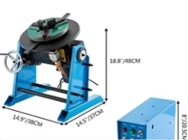 30kg Tilting Welding Positioner Small Rotary Welding Turning Table for Workpiece Circumferential Welding