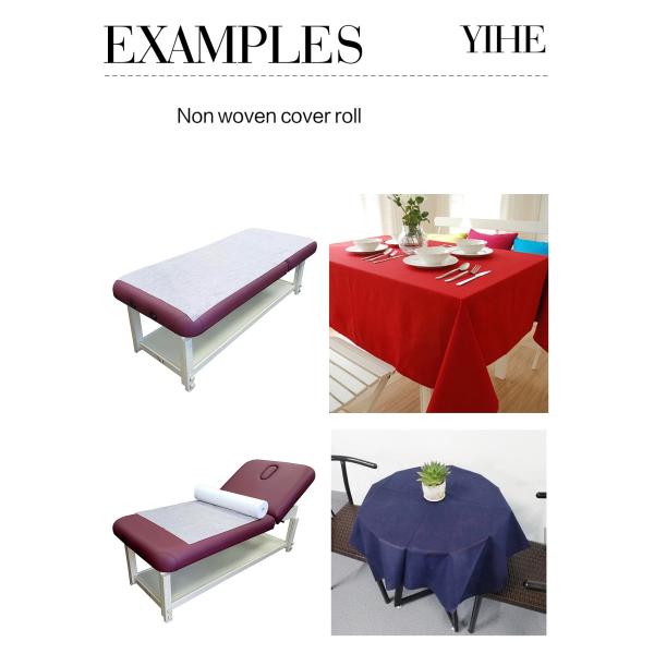 high density disposable bedsheet roll pp disposable tablecloth roll non woven disposable spunbond table covers bed sheet