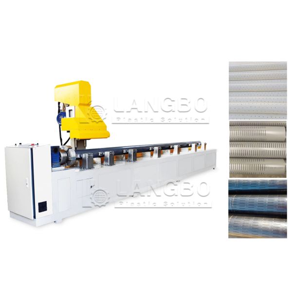 Customerized PE PVC Pipe Perforator Machine Plastic Pipe Grooving Machine PVC Pipe Machine Pipe Slotting Machine Pipe Line Plastic Pipe Groover