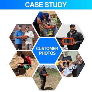 PQWT-GT1500A 18 Channels Ground Water Detector with 22pcs Copper Rod and 55