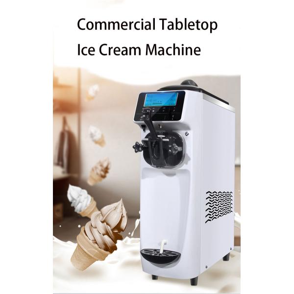 2023 Commercial Soft Serve Ice Cream Machine with 43KG Capacity and Making Function