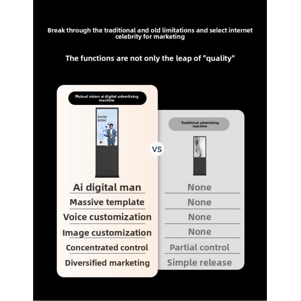 43-Inch Touch Screen Kiosk Advertising Display Indoor Vertical Digital Signage Totem for Retail Store CMS Agency Supplied