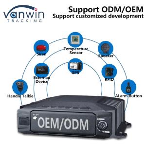 8CH 1080P AHD HDD Mobile DVR With 4G GPS MDVR Recorder Truck Security Monitor