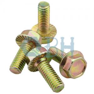 China Carbon Steel B18.2.1 GR2 Flanged Hex Head Bolt on sale