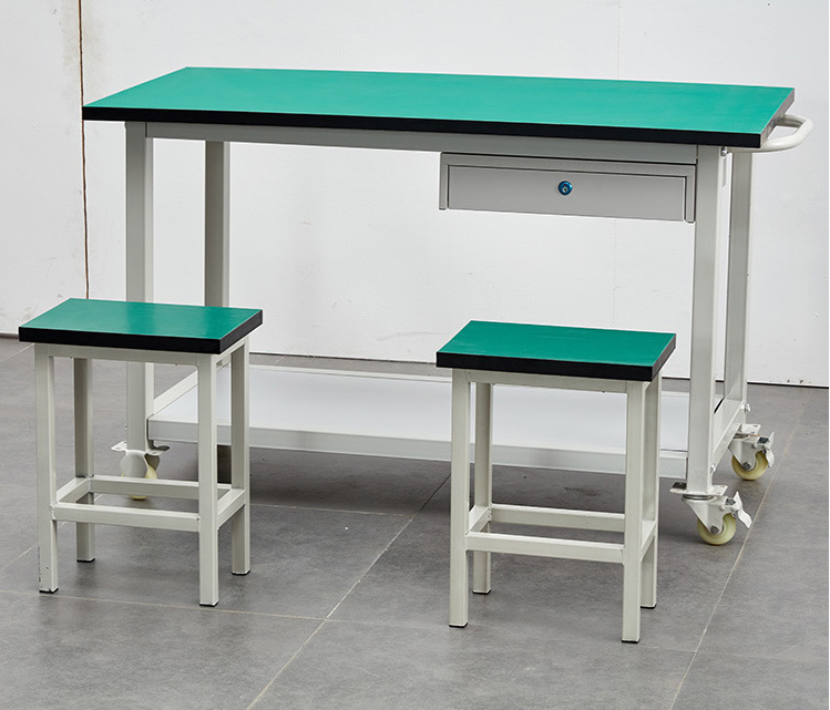Heavy Duty Anti Static Workbench Stainless Steel ESD Workstation Custom Sizes