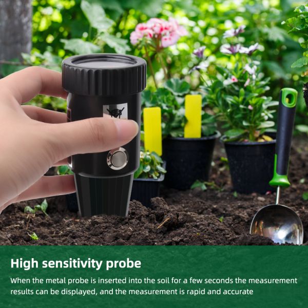 Portable Digital Handheld Soil PH Meter Convenient Moisture Meter For Gardeners Farmers