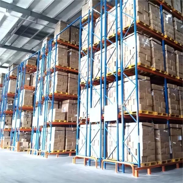 Steel Double Deep Pallet Stacking System For Heavy Duty Pallet Organization