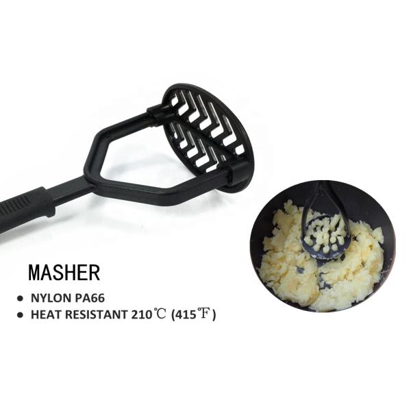 Kitchen Utensil Set Made of Stainless Steel with Heat Resistant Handle up to 210C