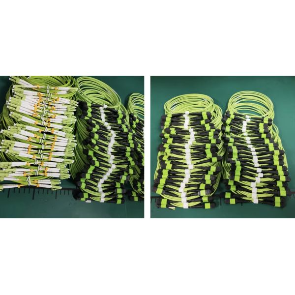 OM5 LC Fiber Optic Patch Cord Multimode Duplex LSZH Jacket 2.0mm 5M LC Patch Cord
