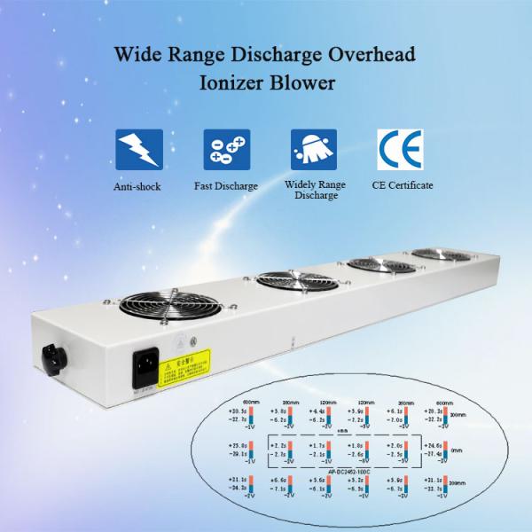 Self-Cleaning Suspended DC Eliminate Statics Overhead Ionizer Ionizing Air Blower