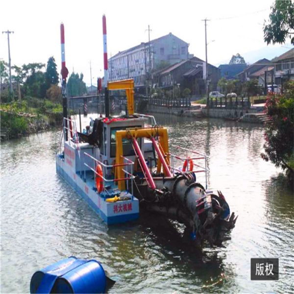 Small Diesel Cutter Suction River Sand Dredger 10m Depth with 1 Stage Cutter Head