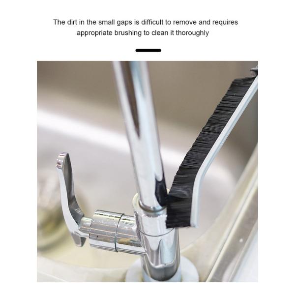 PP PET Portable Convenient Cleaning Gap Brush For Kitchen Use