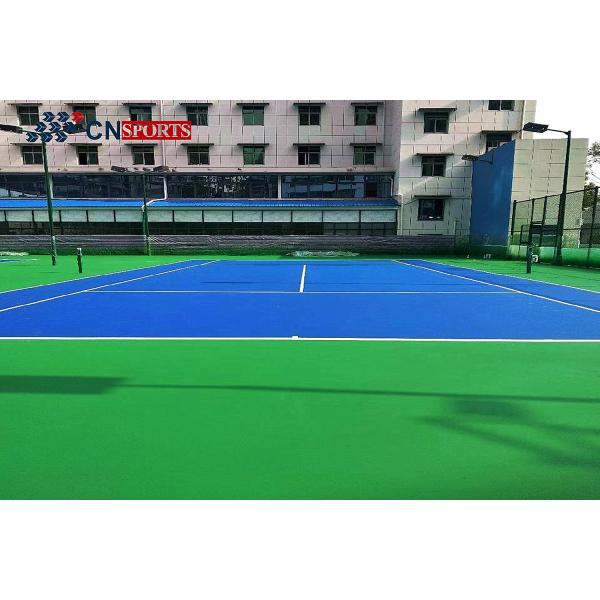 0.038mpa Wearability For SPU Basketball Flooring