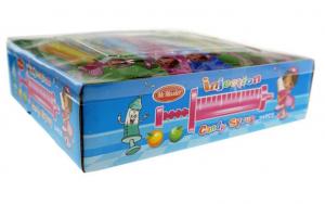 China Multi Color Fruit Flavored Candy Needle Shaped Toy Fruitage Flavor Jelly Candy on sale