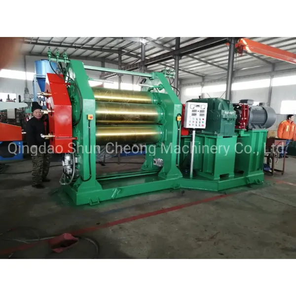 CE Certification Three Roll Rubber Calender