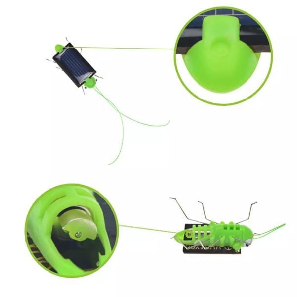 Customizable Solar Powered Grasshopper Solar Educational Toys Fashionable