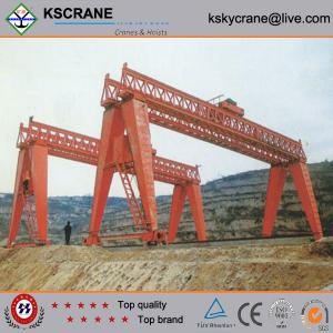 China Industrial Truss Girder Double Beam Gantry Crane With Carrier Beam on sale