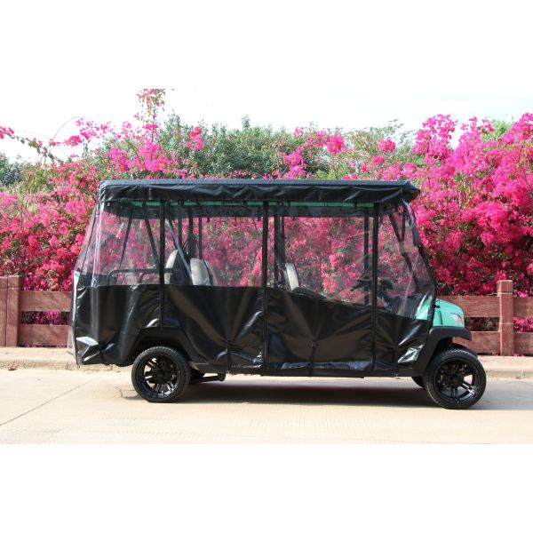 Safe & Comfortable Electric Sightseeing Bus 18 Seats 72V Lithium Battery High Climbing Ability Support Long Range