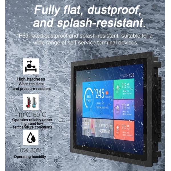 21.5 Inch LCD Industrial Monitor Ip65 Panel Wall Mount Embedded Capacitive Touch Screen Rear-mount Display Terminals