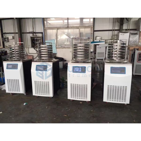 Shelf Heating Laboratory Freeze Dryer 6kg/24 Hours 0.18 - 0.27m2 Programmable