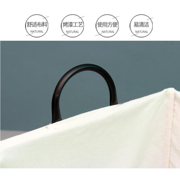 Nordic 360 Degree Rotating Rustproof Metal Wire Laundry Hamper