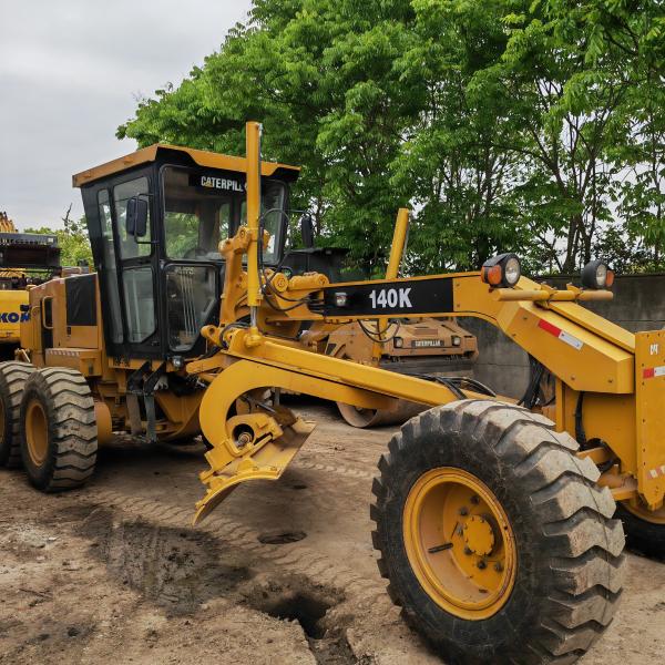 Used Land Leveler Cat140k Caterpillar Excavator Machine Land Grader 14 Ton