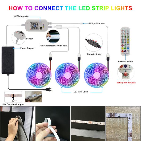 Tuya Smart LED Strip Lights 12V