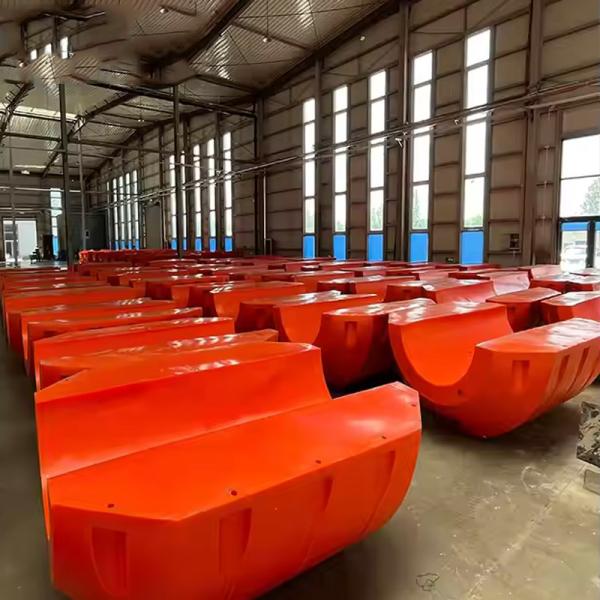 Heavy Duty LLDPE Hose Float with Leakproof Design and Foam Filled Core for Dredging Projects